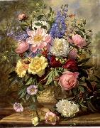 unknow artist Floral, beautiful classical still life of flowers.093 china oil painting reproduction